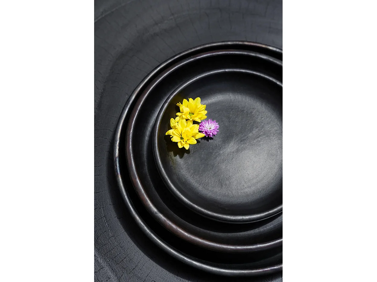 L'Assiette Classique Brûlée - Noir - L