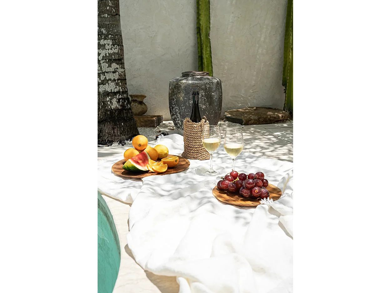 Der Teak Root Rundteller - M