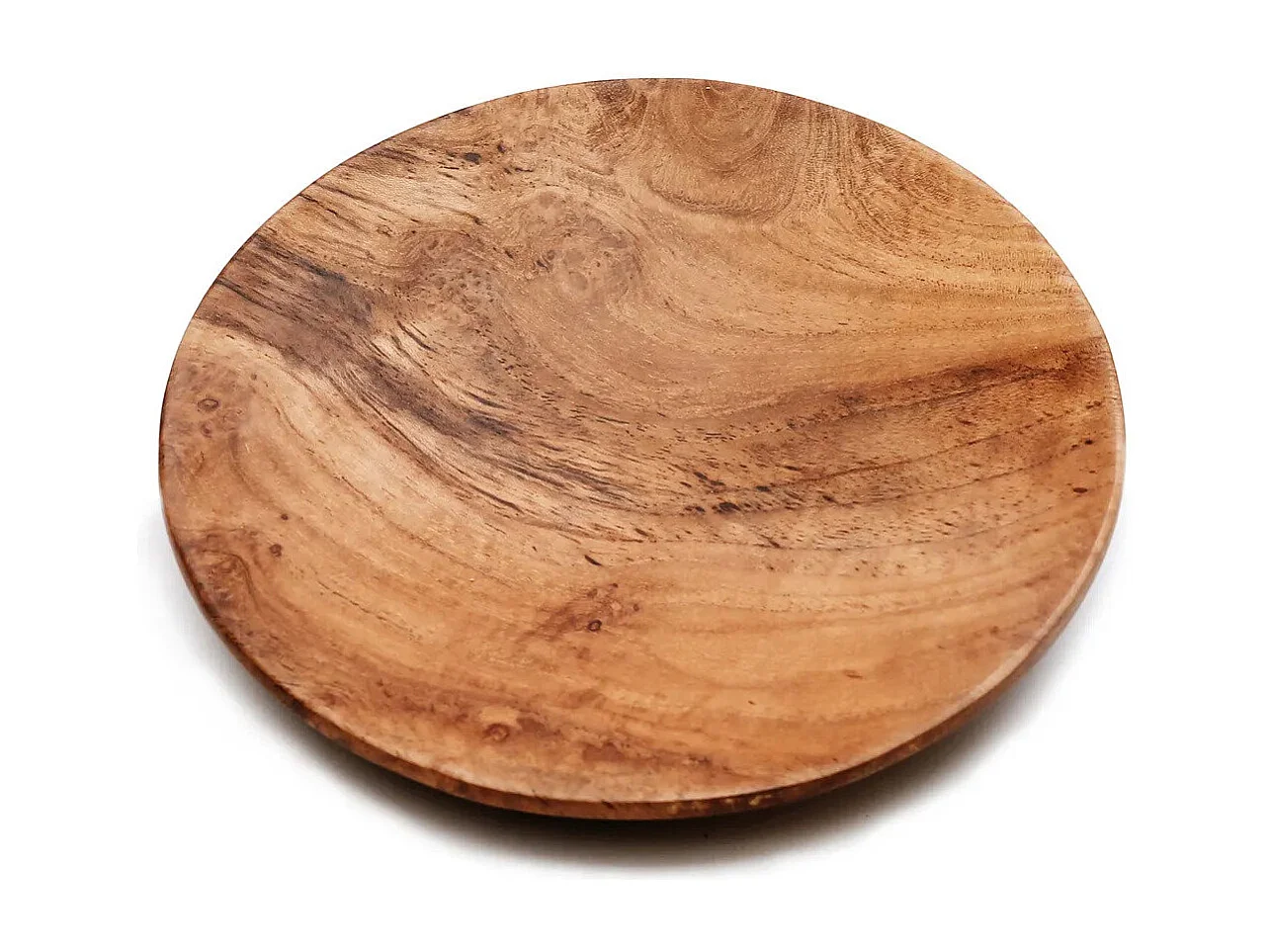 De Teak Root Rond Bord - M