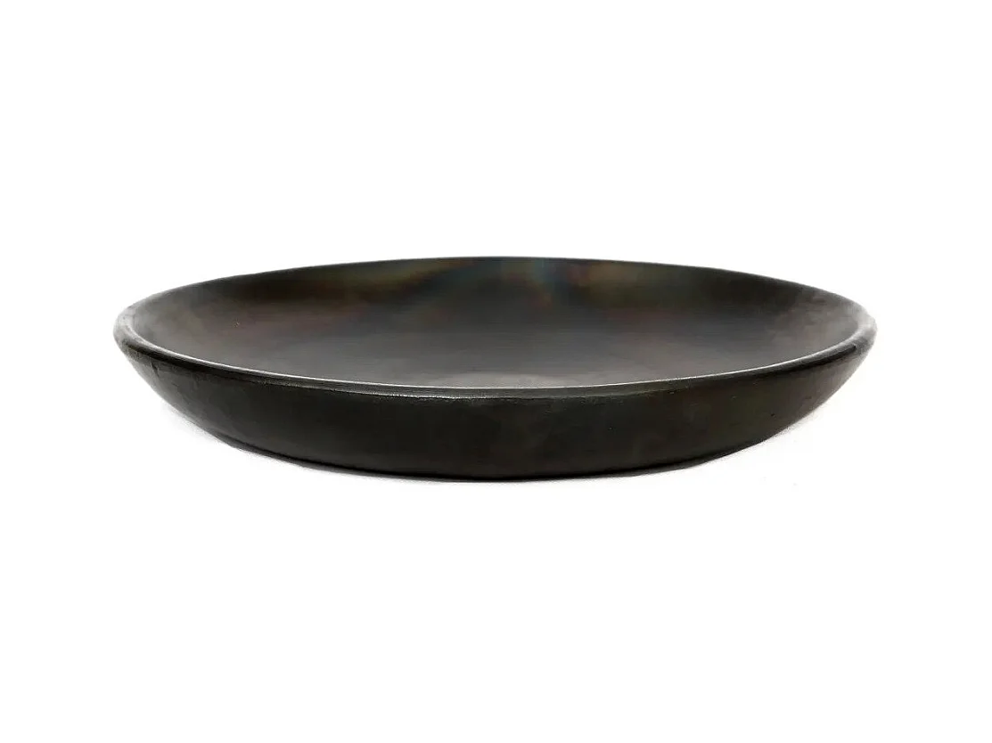 Der Gebrannte Classic Teller - Schwarz - M
