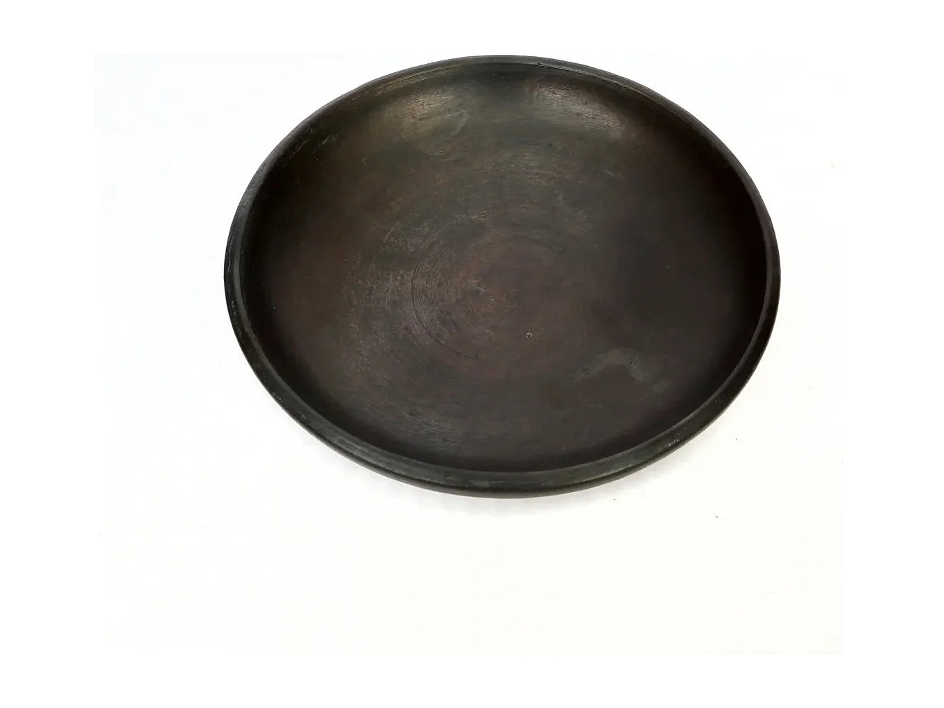 Der Gebrannte Classic Teller - Schwarz - M