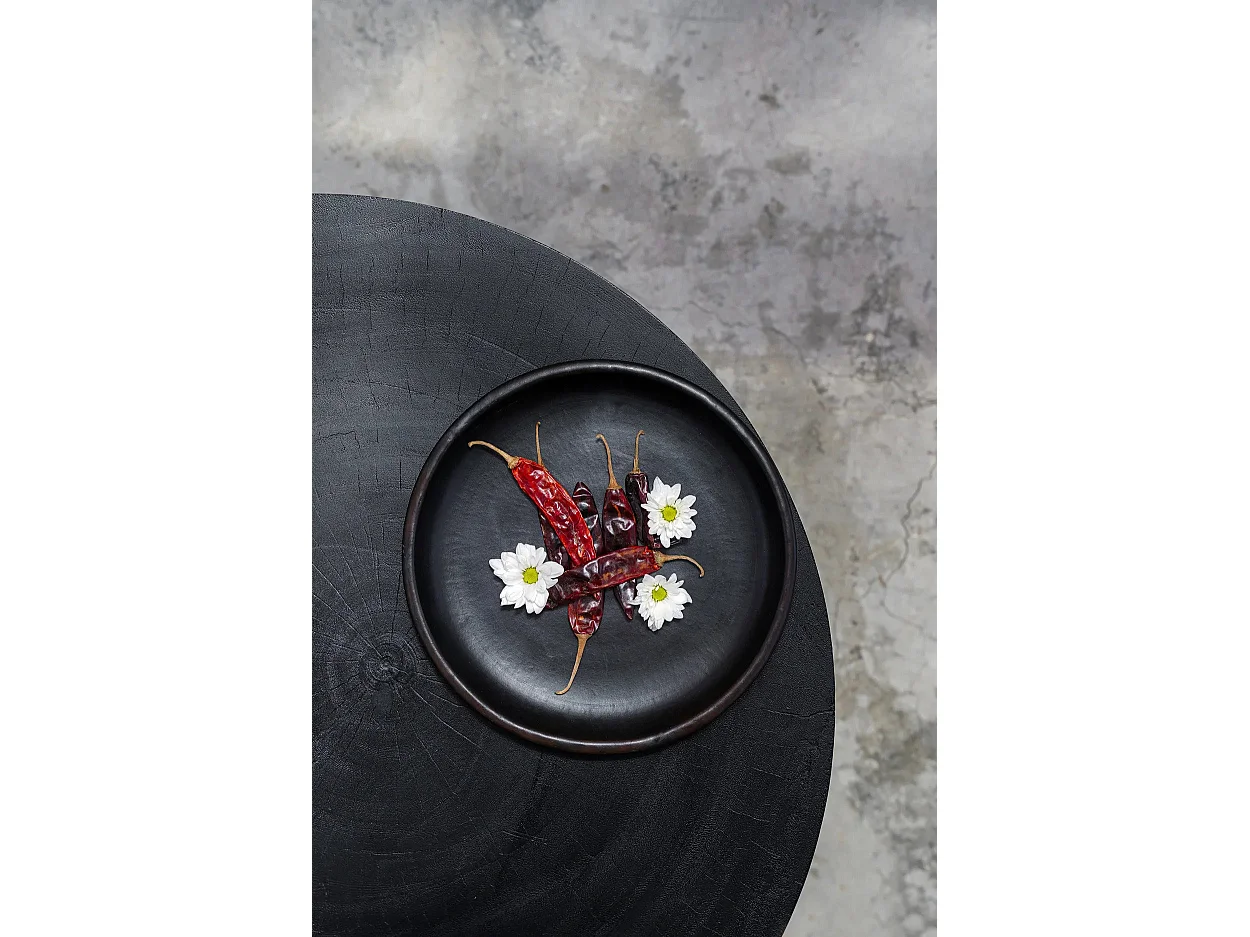 L'Assiette Classique Brûlée - Noir - M