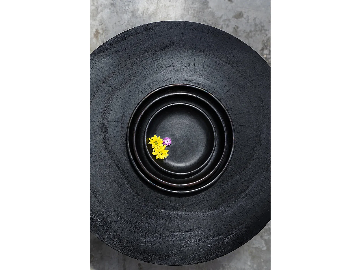 L'Assiette Classique Brûlée - Noir - M