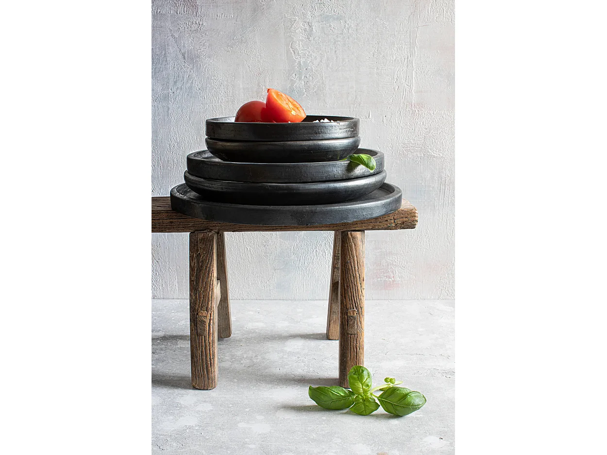L'Assiette Classique Brûlée - Noir - M