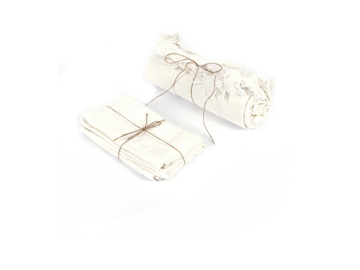 Het Linnen Tafelkleed - Wit - 150x250