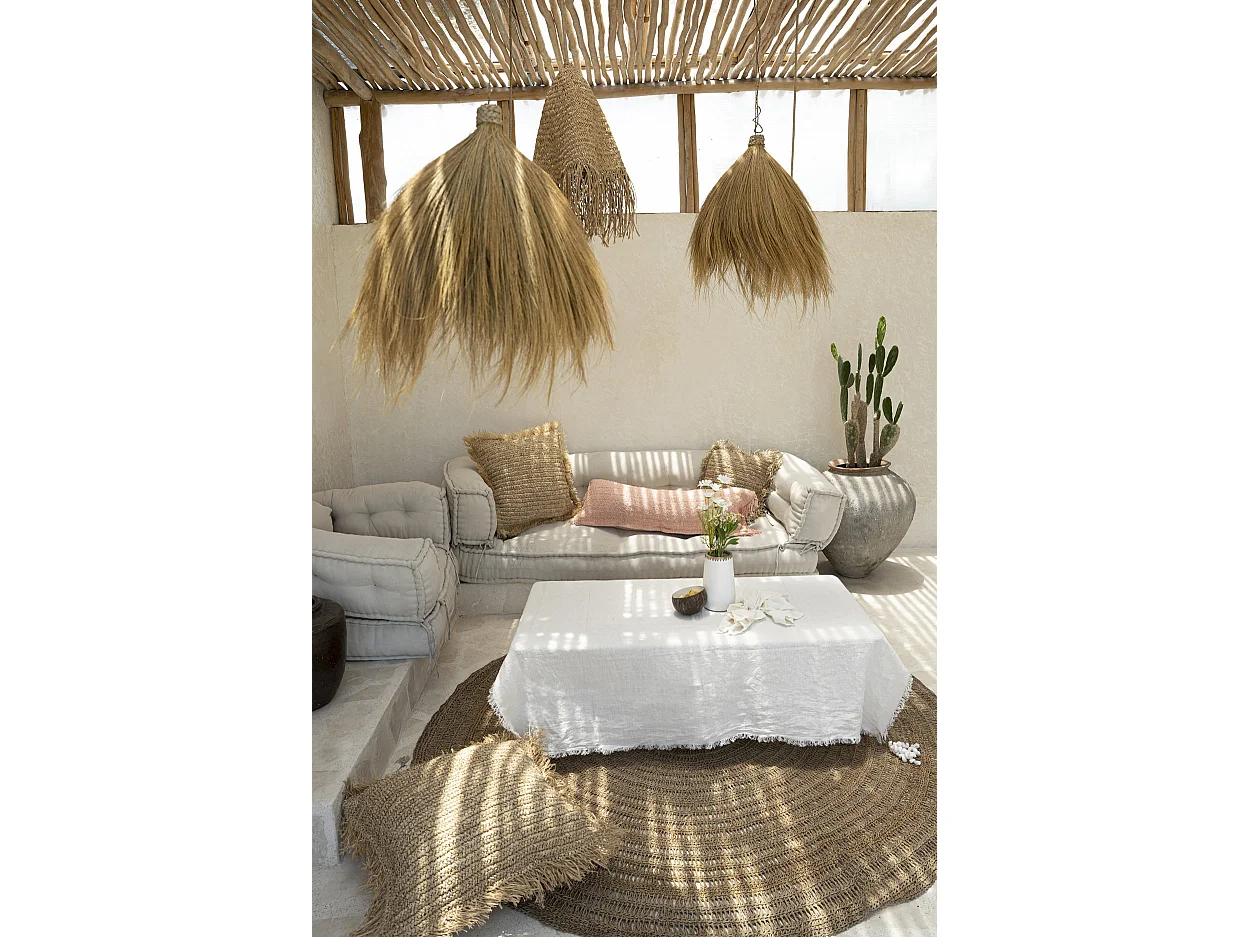 La Nappe En Lin - Blanc - 150x250