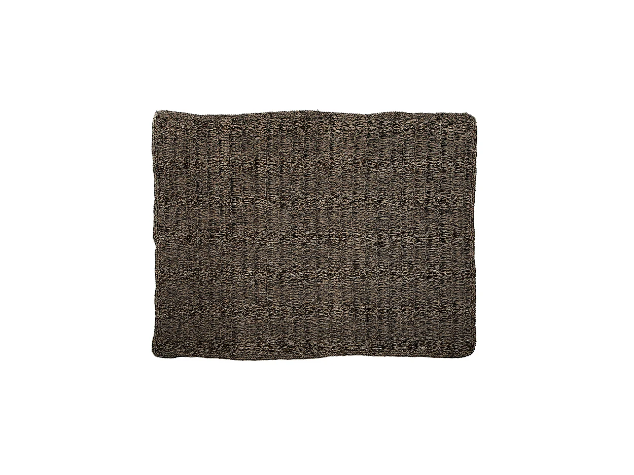 Le Tapis Seagrass - Naturel Noir - 180x240