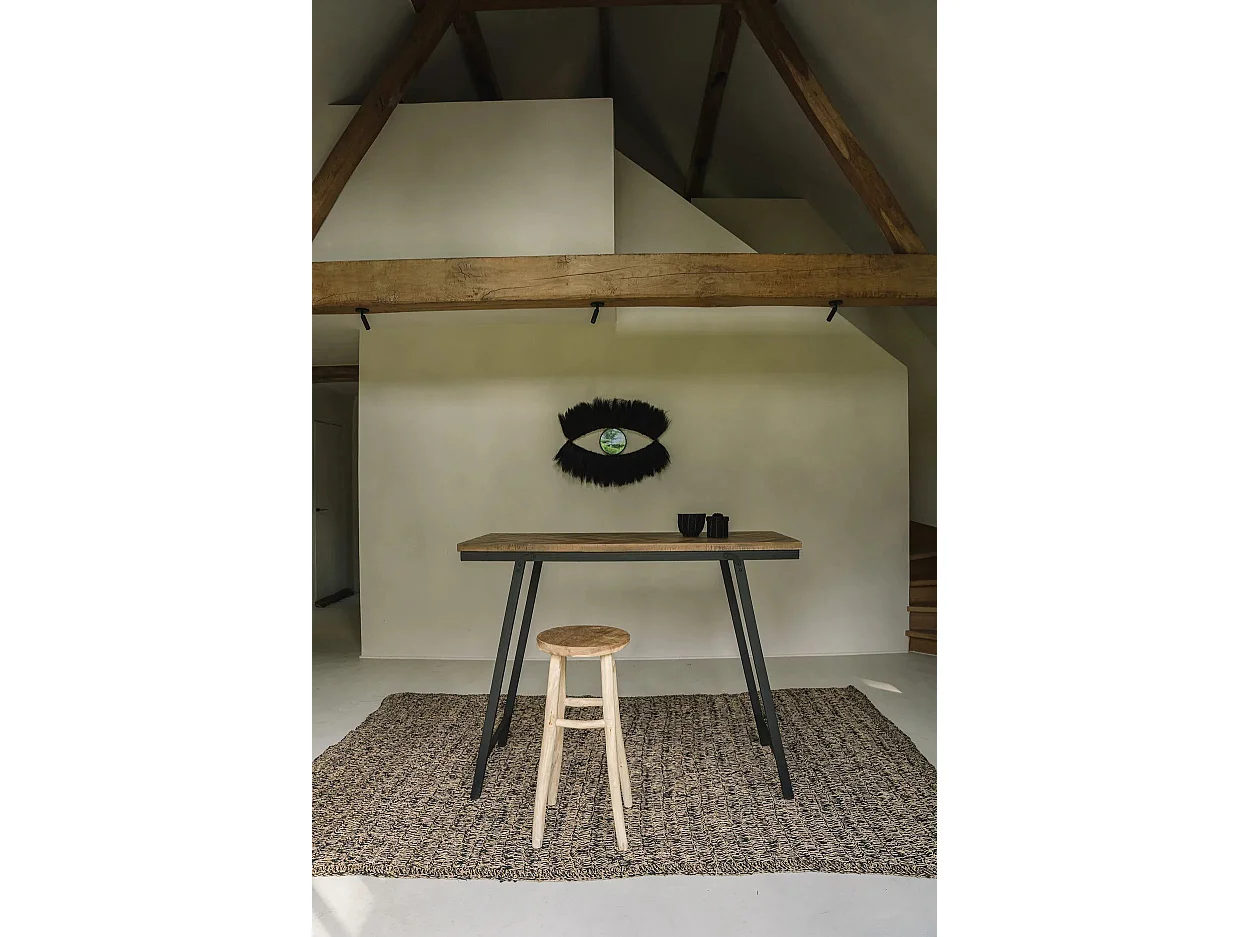 Le Tapis Seagrass - Naturel Noir - 180x240