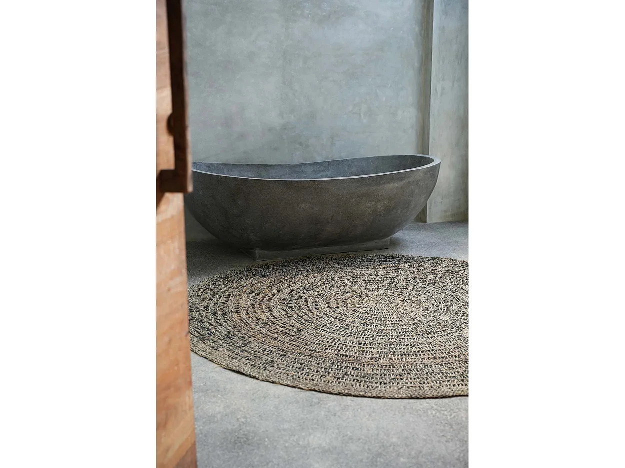 Le Tapis Seagrass - Naturel Noir - 200