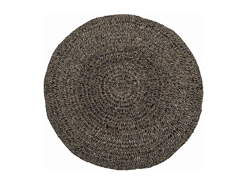 La Alfombra Hierba Marina - Natural Negro - 150