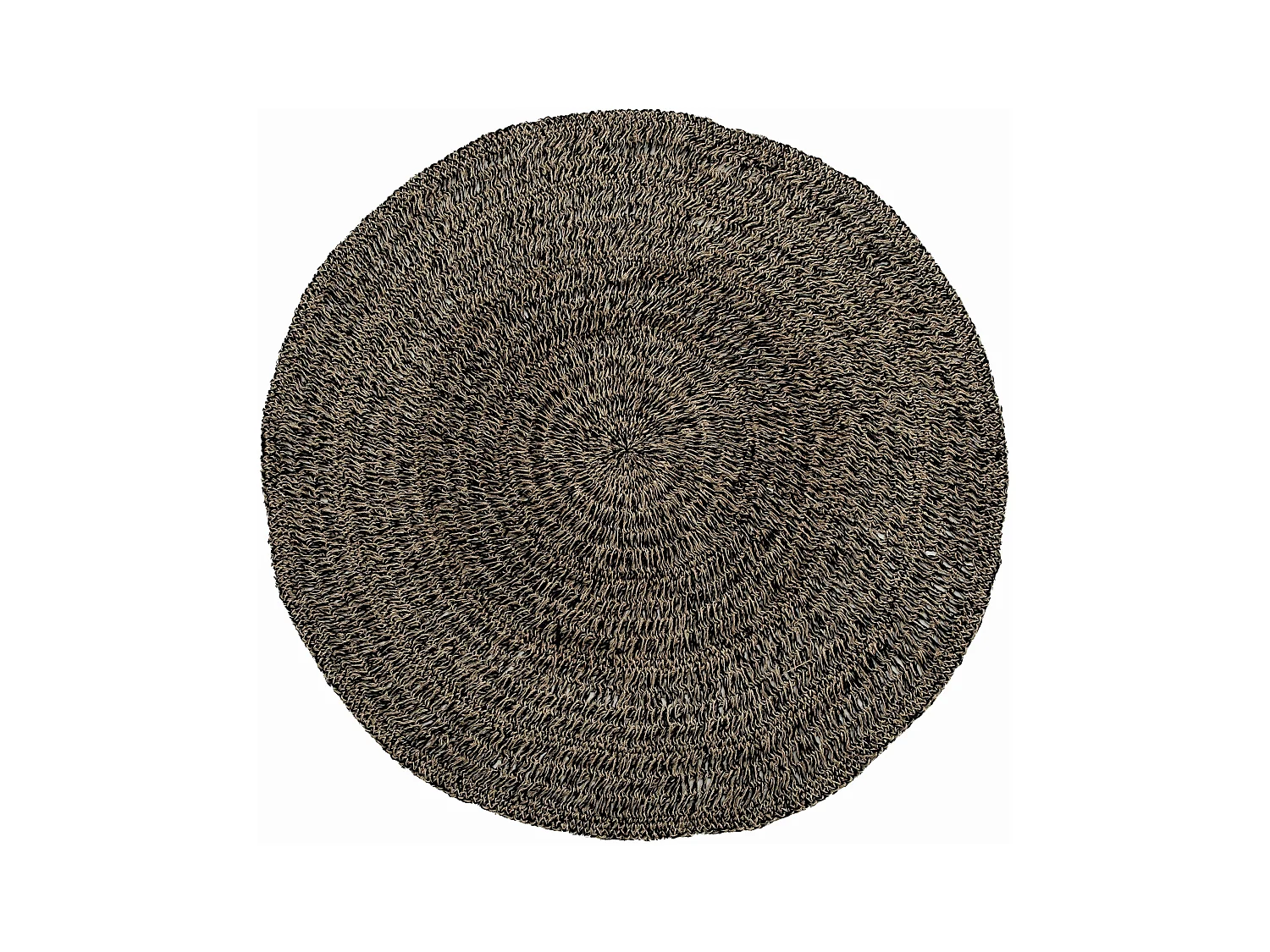 Le Tapis Seagrass - Naturel Noir - 150
