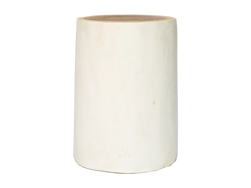 Le Tabouret Tribe - Blanc naturel