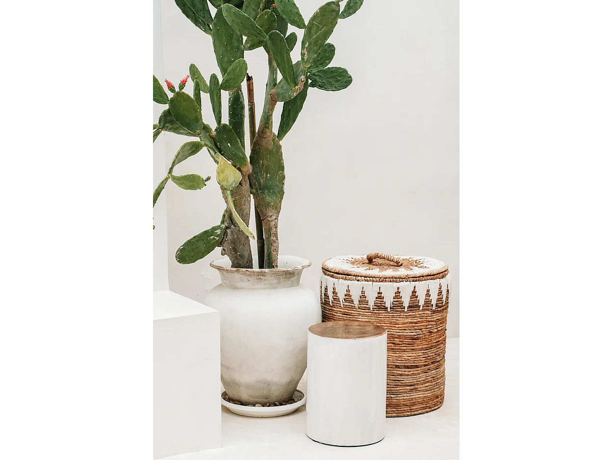 Le Tabouret Tribe - Blanc naturel