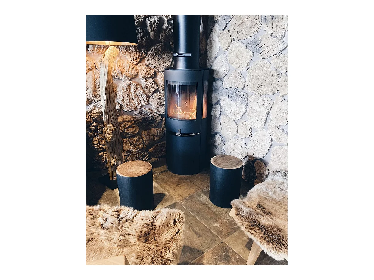 Le Tabouret Tribe - Noir naturel