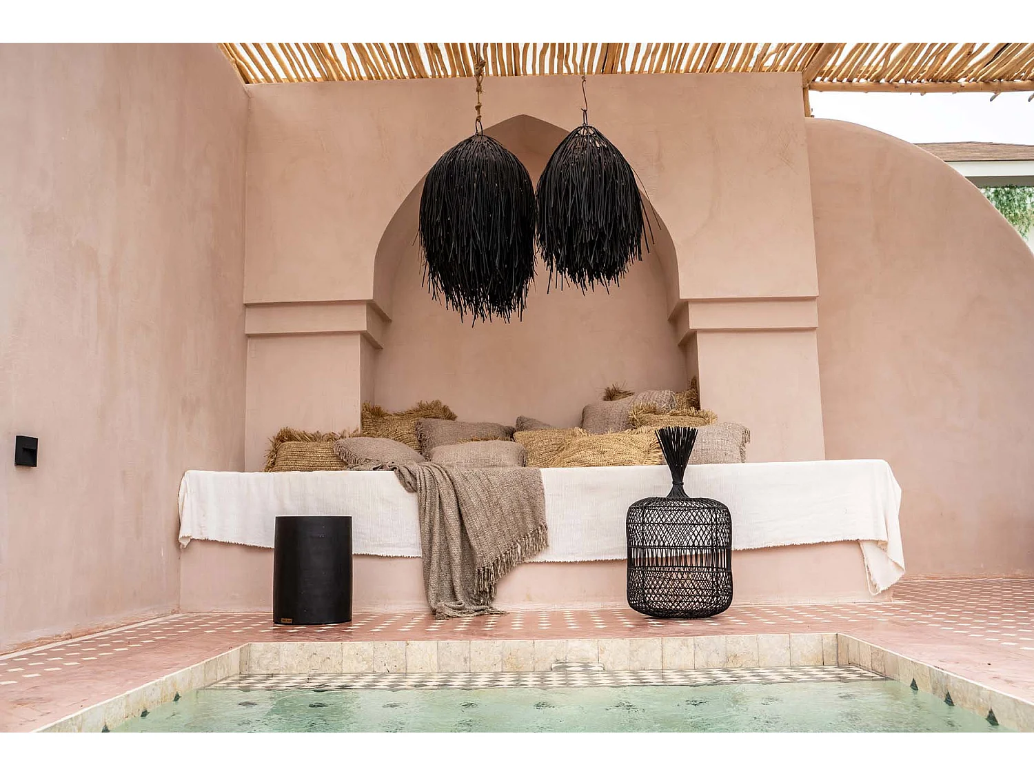 Le Tabouret Tribe - Noir Naturel