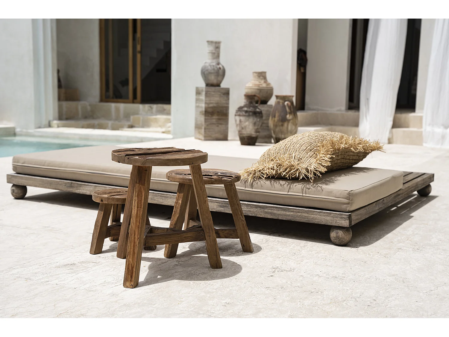 Le Tabouret Yatai - Naturel - L