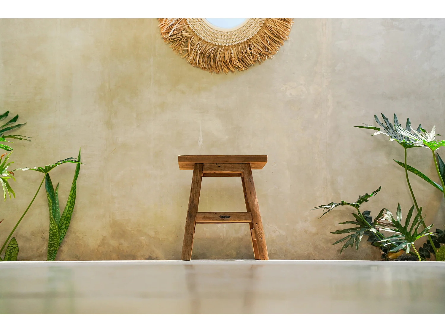 Le Tabouret Yoke - Naturel - L