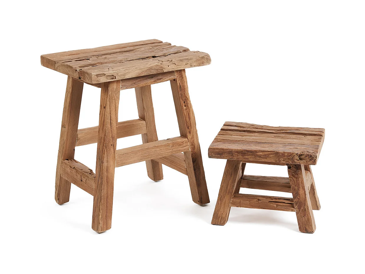 Le Tabouret Yoke - Naturel - L