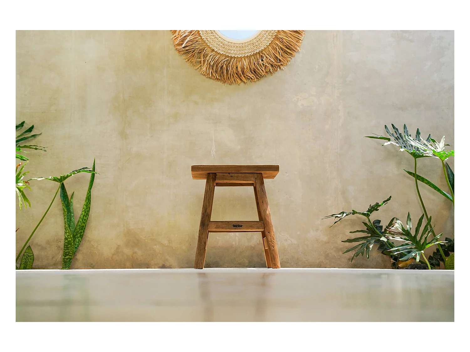 Le Tabouret Yoke - Naturel - L