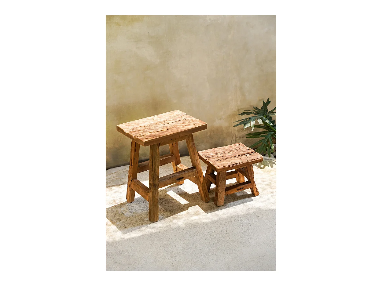 Le Tabouret Yoke - Naturel - L