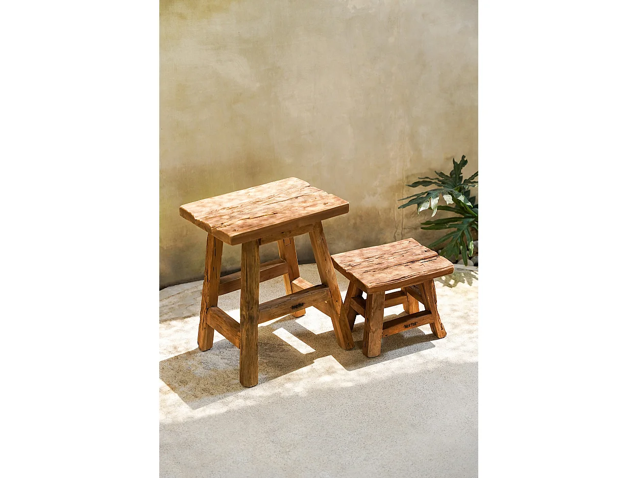 Le Tabouret Yoke - Naturel - L