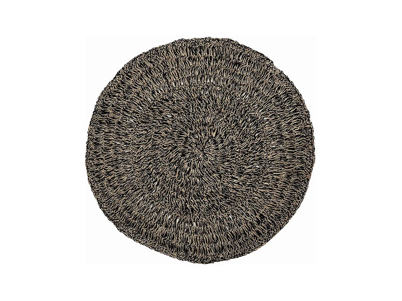 Le Tapis Seagrass - Naturel Noir - 100