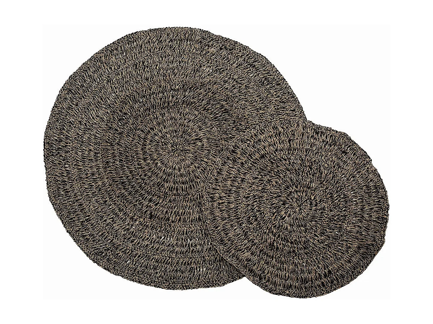 Le Tapis Seagrass - Naturel Noir - 100