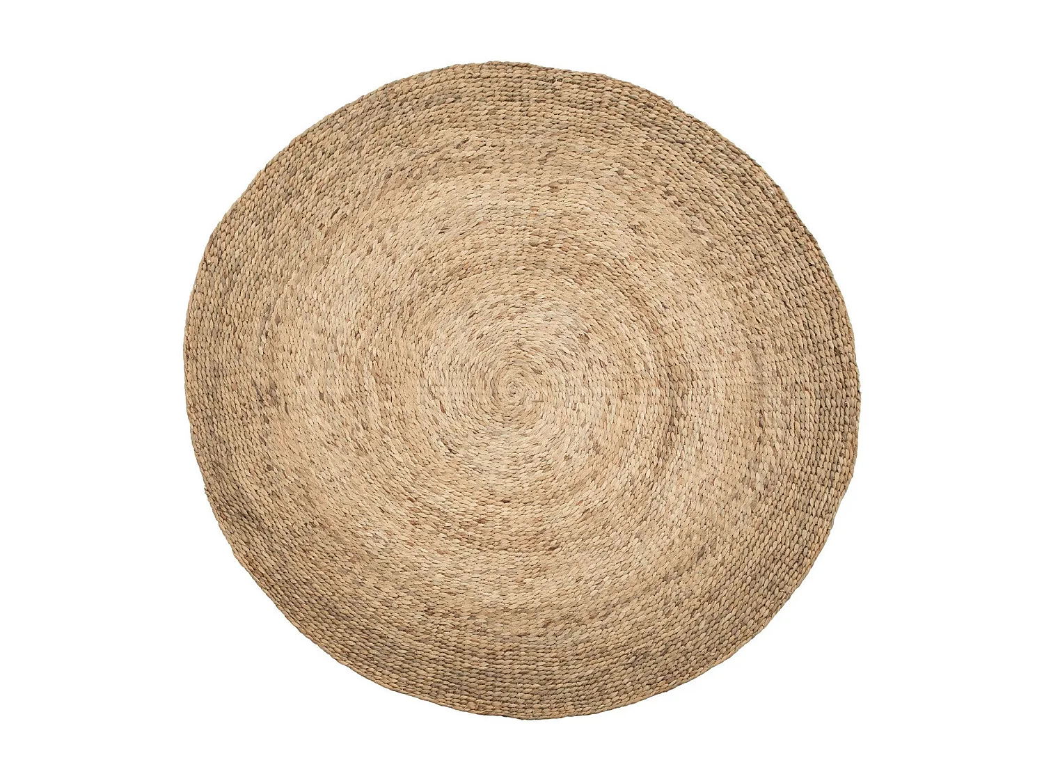 Alfombra de Jacinto de Agua Natural 200 - Estilo Boho - Hecho a Mano - Tamaño Mediano