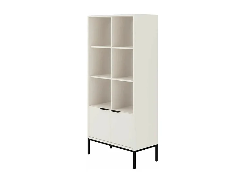 Biblioteca 2 portas Seattle branco 171,3cm