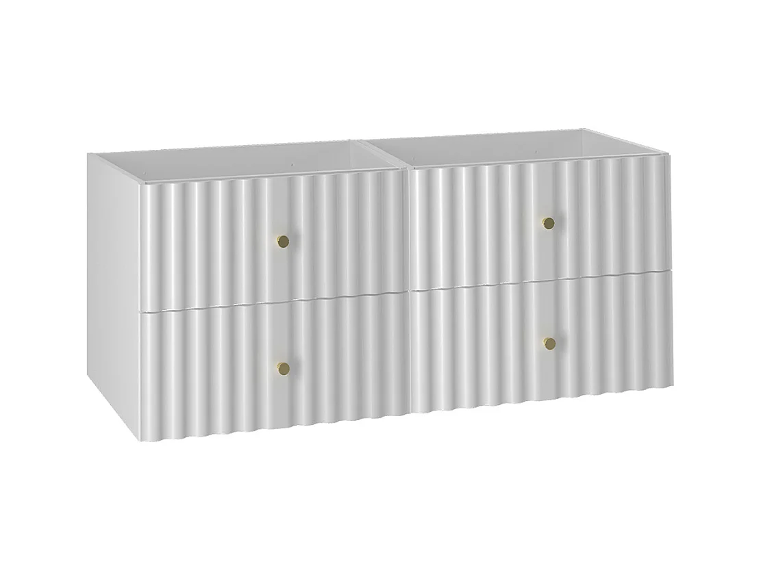Meuble sous-vasque 120cm Izae Blanc