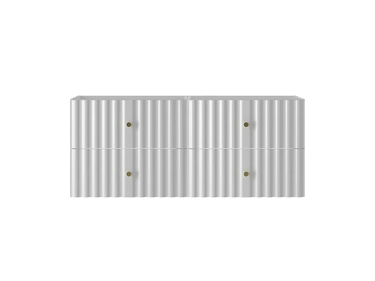 Mobile bagno senza lavabo Izae bianco 120cm