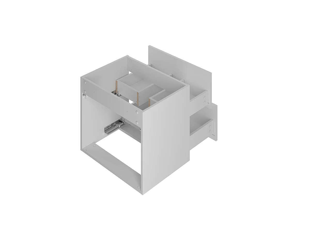 Mobile bagno senza lavabo Izae bianco 120cm