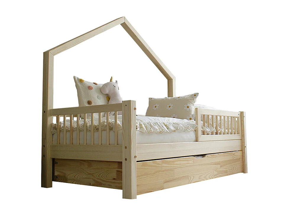 Kajuitbed 90x190 inclusief boxspring en lade Manon Bois