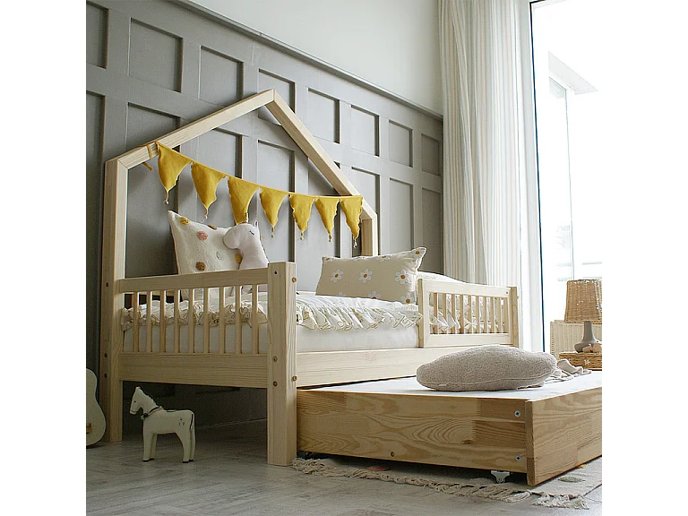 Kajuitbed 90x190 inclusief boxspring en lade Manon Bois