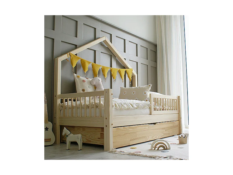 Kajuitbed 90x190 inclusief boxspring en lade Manon Bois