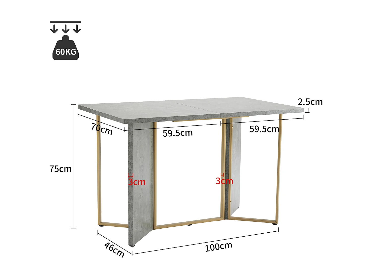 Ensemble table à manger 119 x 70 x 75 cm + 4 chaises en velours - Bois MDF et métal - Vert + gris