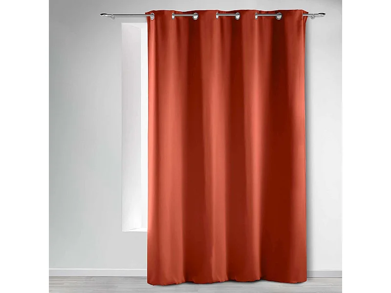 Rideau Occultant "Occult" 135x240cm Terracotta