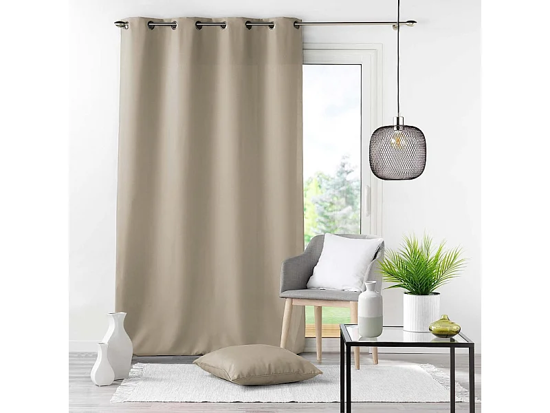 Rideau à Oeillets "Essentiel" 140x260cm Lin