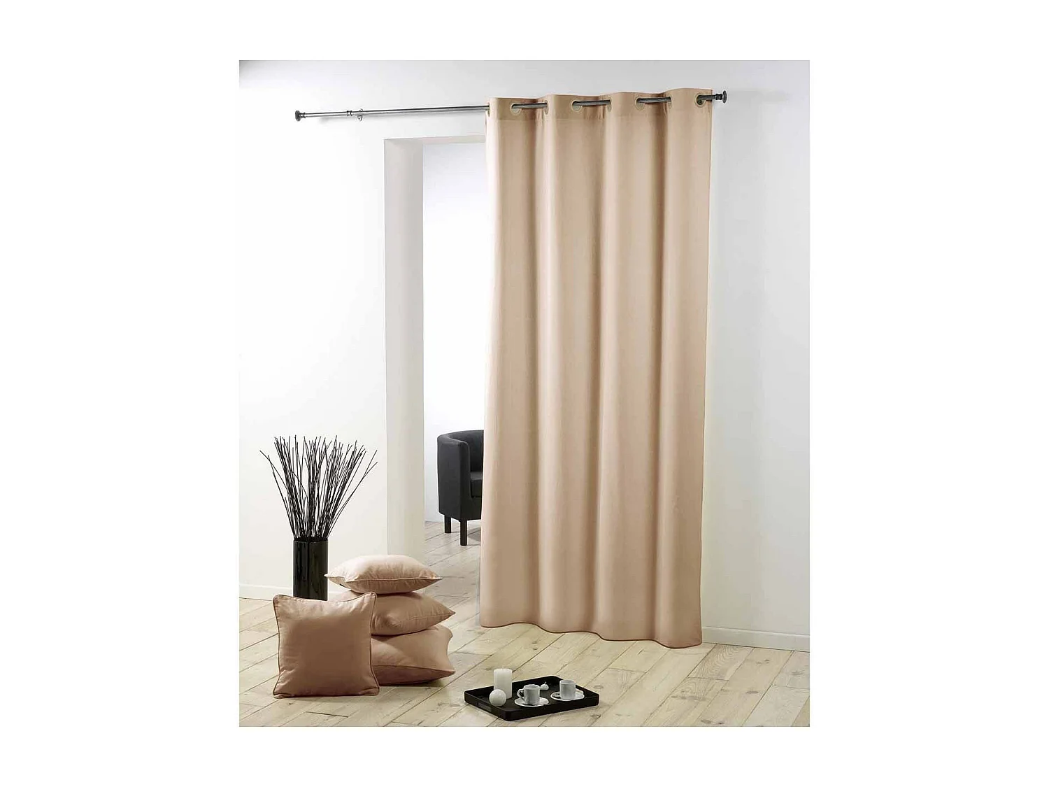 Rideau à Oeillets "Essentiel" 140x260cm Lin