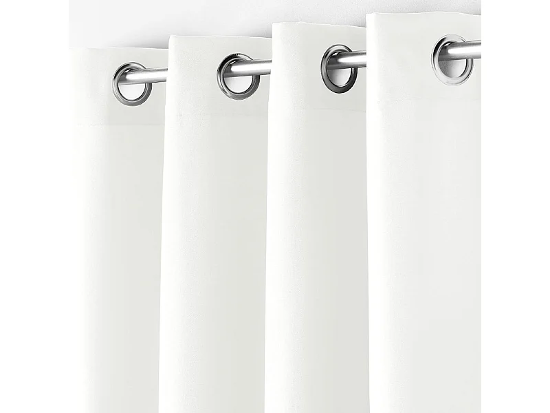 Rideau à Oeillets "Essentiel" 140x260cm Blanc
