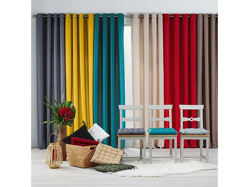 Rideau à Oeillets "Essentiel" 140x260cm Blanc