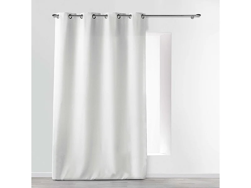Rideau à Oeillets "Essentiel" 140x260cm Blanc