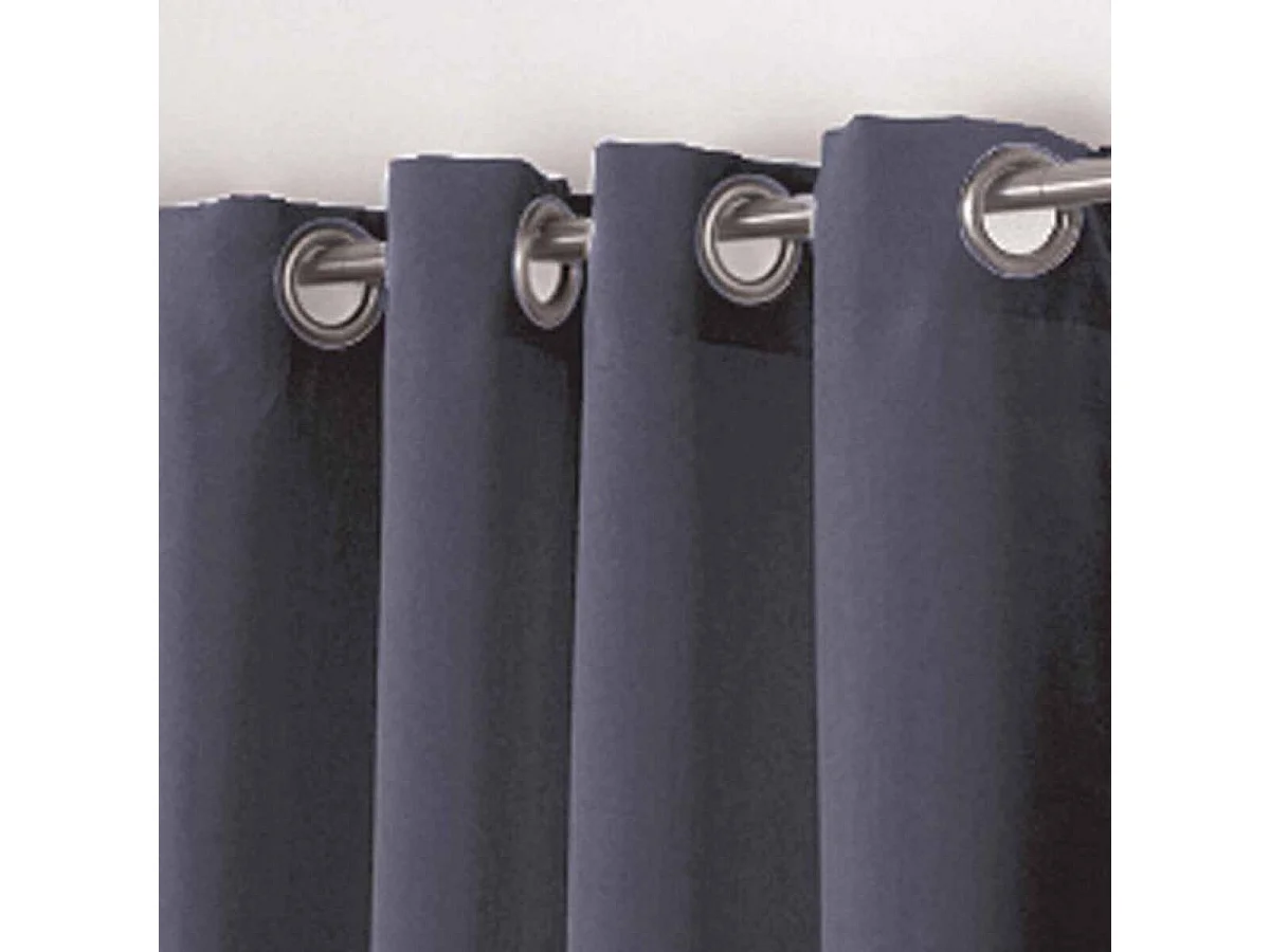 Rideau à Oeillets "Essentiel" 140x260cm Béton