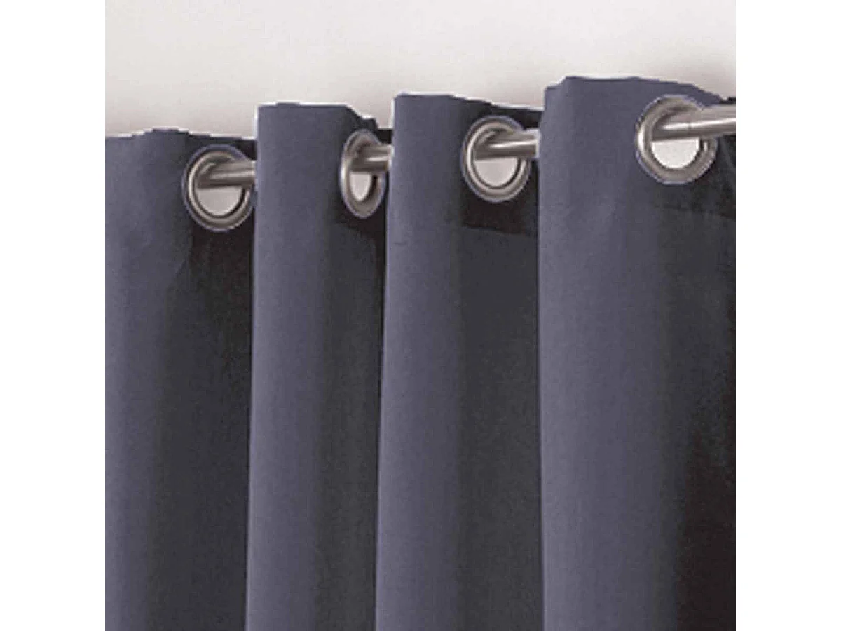 Rideau à Oeillets "Essentiel" 140x260cm Béton