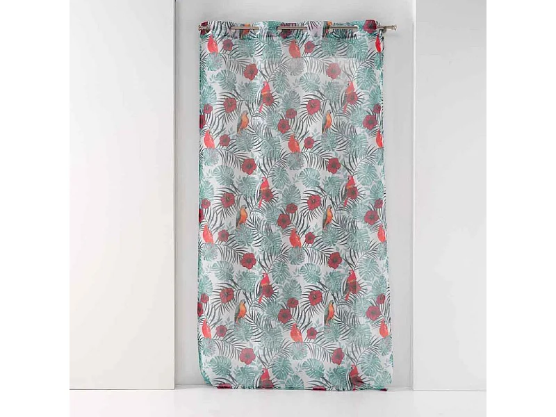 Rideau Voilage à Œillets "Caracas Line" 140x240cm Blanc