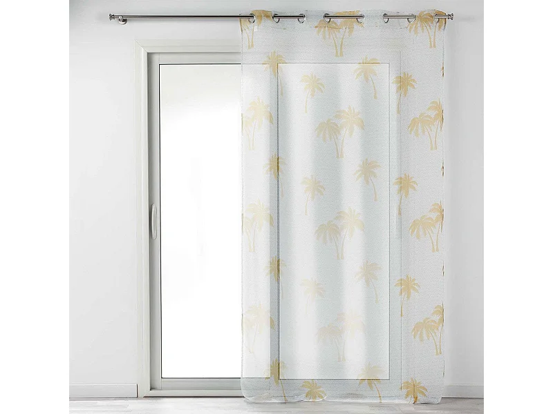 Rideau Voilage à Œillets "Pure Line" 140x240cm Blanc