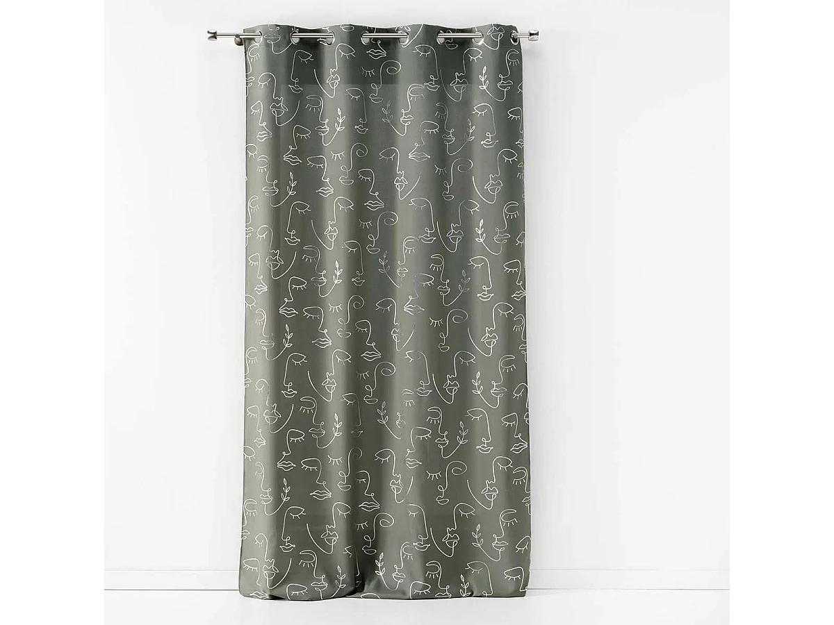 Vorhang mit Metallicdrucken 140 x 260 cm