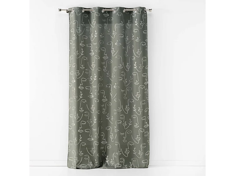 Vorhang mit Metallicdrucken 140 x 260 cm