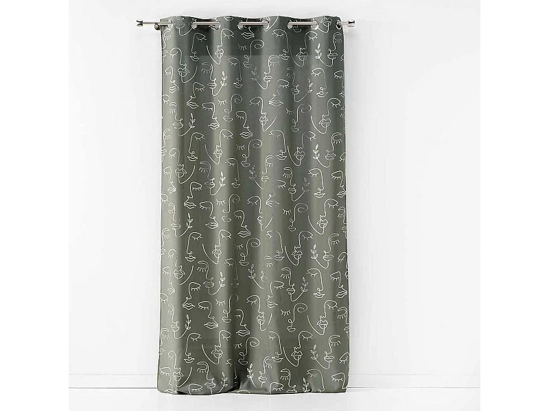 Vorhang mit Metallicdrucken 140 x 260 cm