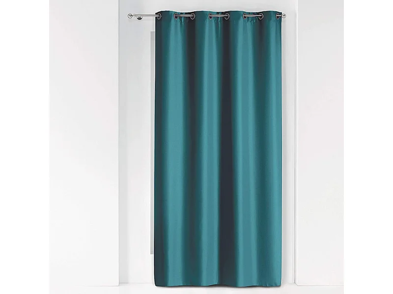 Rideau à Oeillets "Essentiel" 140x260cm Pétrole